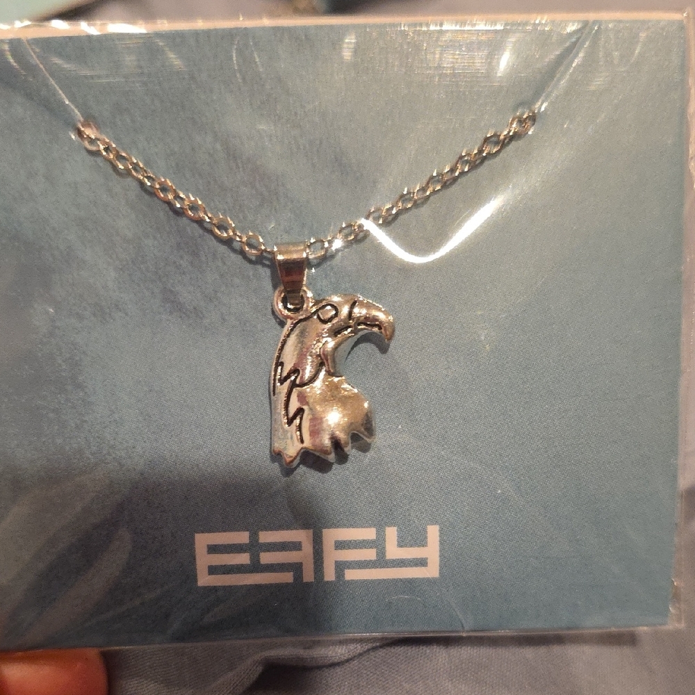 EFFY Silver Eagle Pendant Necklace